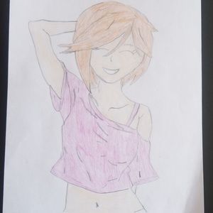 A beautiful drawing of a girl